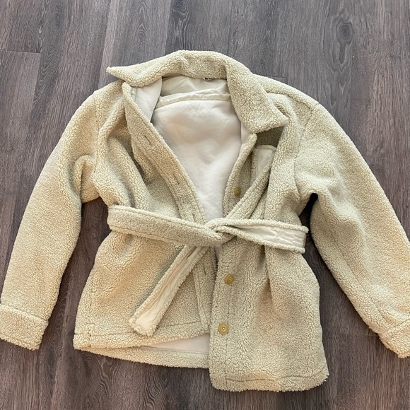poshmark teddy coat